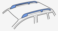 RoofBars Northline FlyWing Open