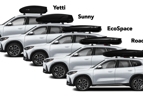 Overview of the Northline roof box models 2025
